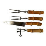 Bamboo lamb cutlery