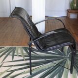 Fauteuil en cuir Polhem par T. Björklund pour Ikea