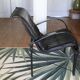 Polhem leather armchair by T. Björklund for Ikea