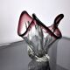 Purple seguso vase in Murano glass, Italy, 1960