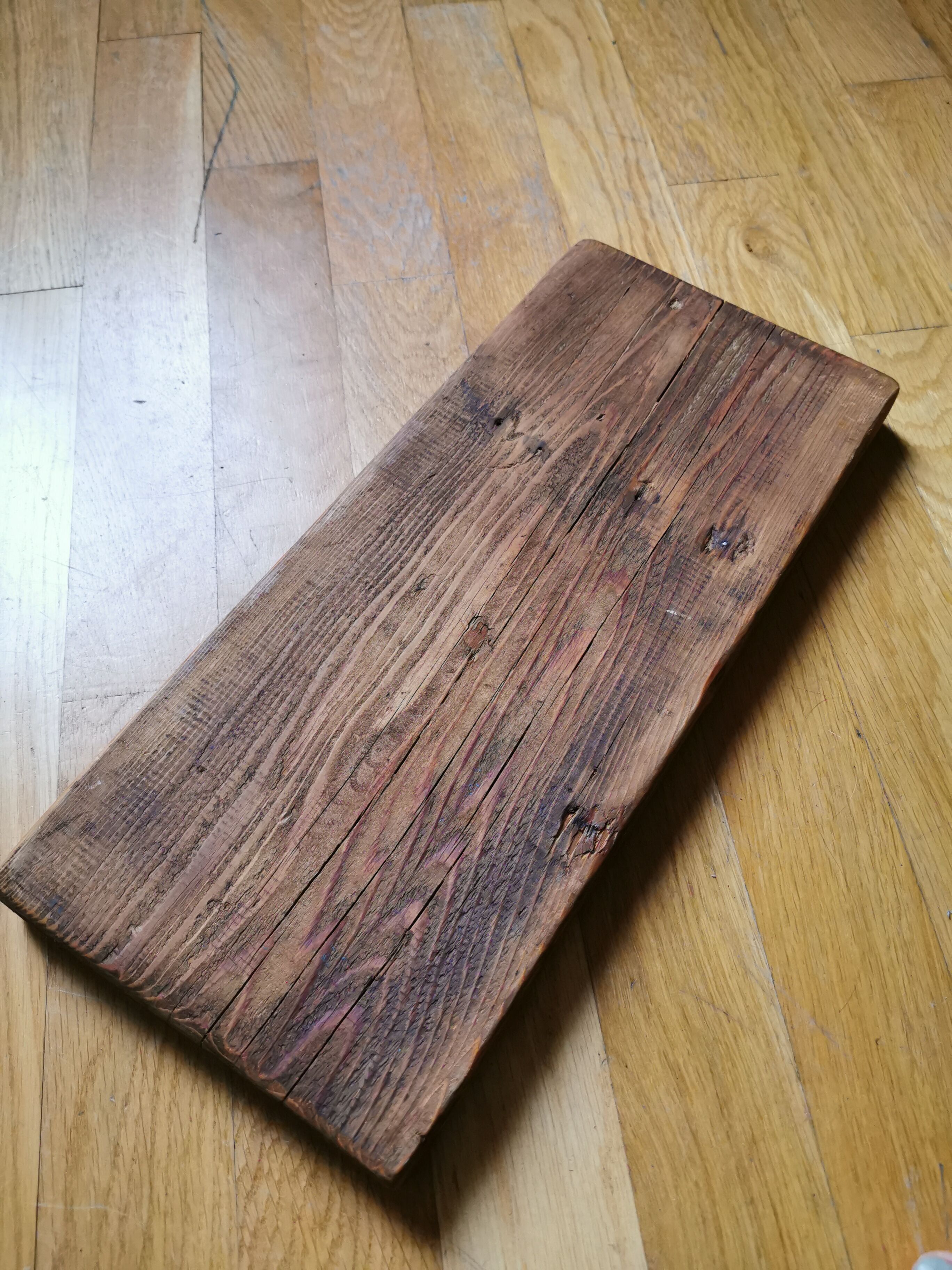 Ancient wooden tray