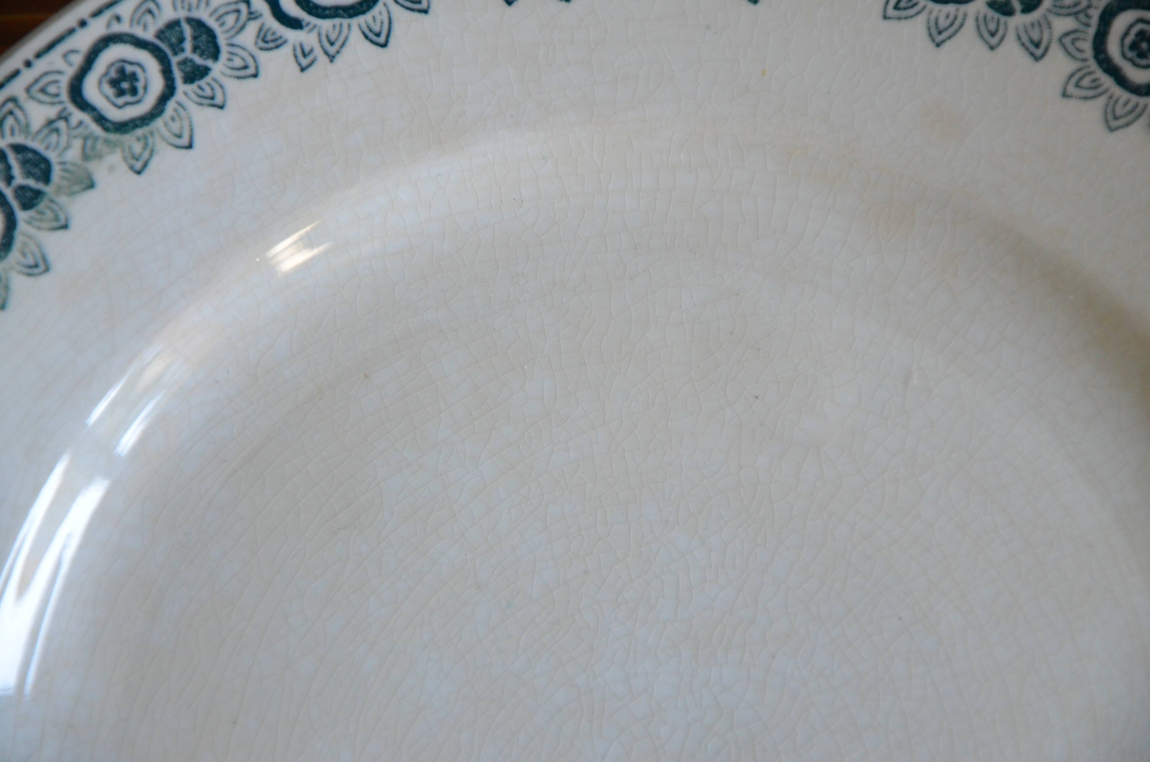 Lot de 6 assiettes Saint Amand collection Ibéria