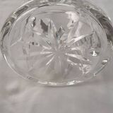 Carafe, crystal pitcher signed Saint Louis