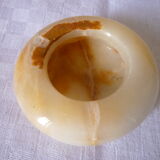 White marble onyx ashtray