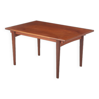 solid teak table with retractable server. Denmark 50s/60s