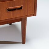 Danish mid-century secretaire by Gunnar Nielsen Tibergaard