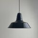 OLD ENAMELLED INDUSTRIAL WORKSHOP SUSPENSION