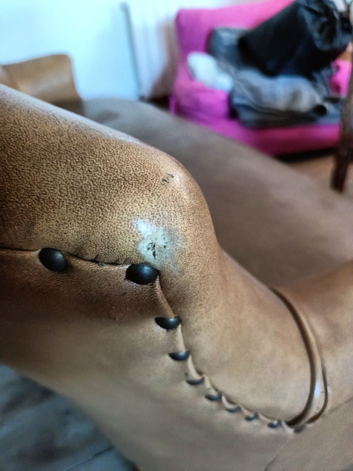 Antique sofa Napoleon III antique bench