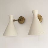 Wall lamp in the style of the Italian creations of the 50s