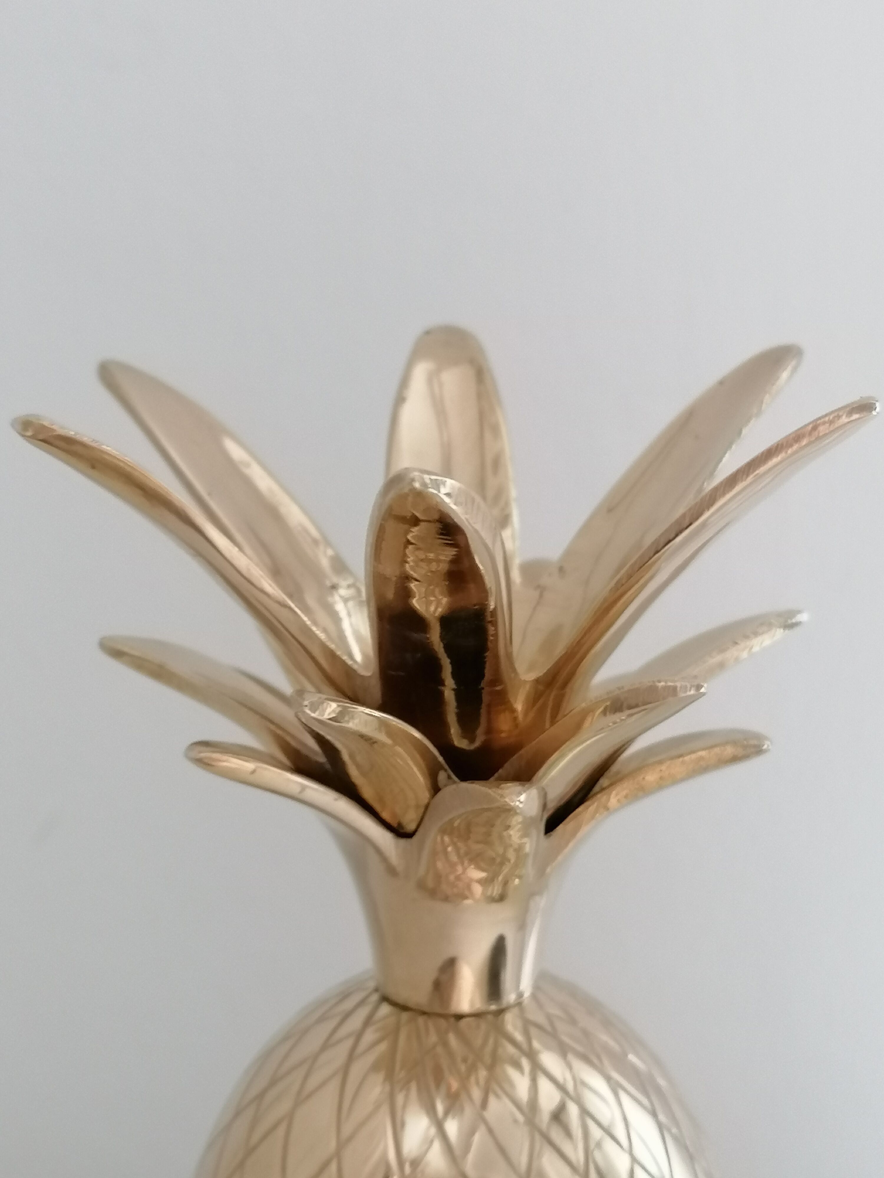 Pineapple brass box