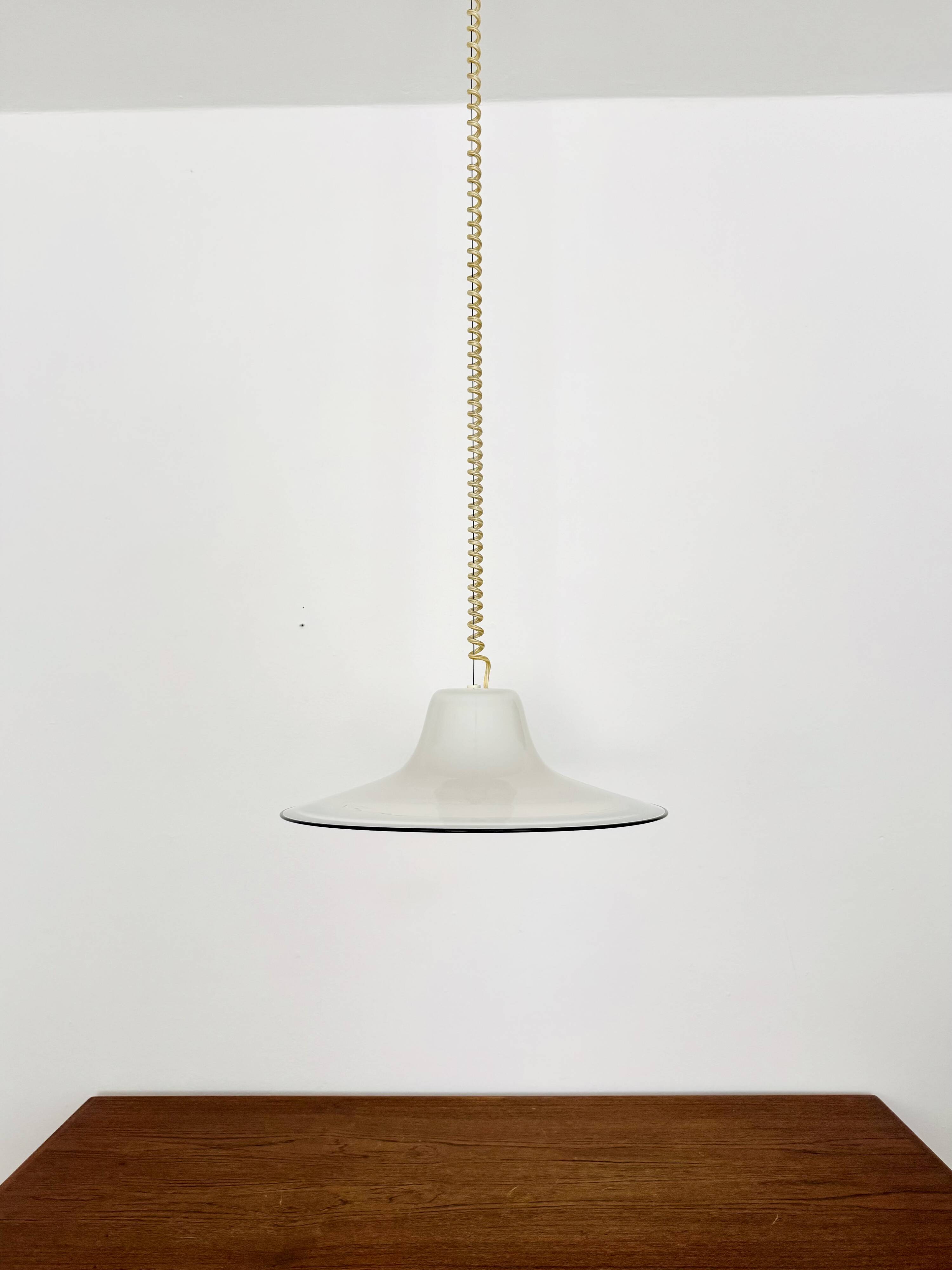 Lampe à Suspension en Verre de Murano par Giusto Toso pour Leucos