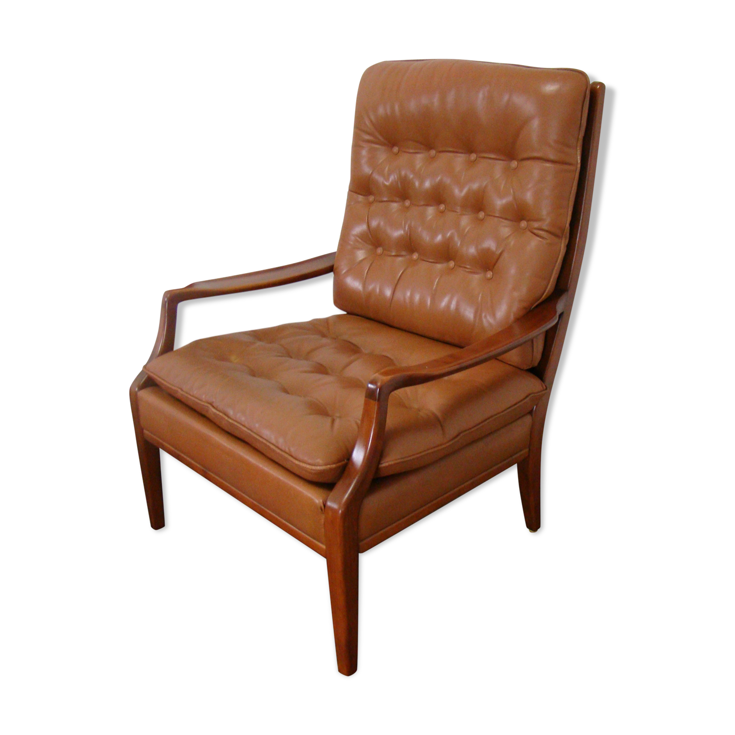 Fauteuil style chesterfield