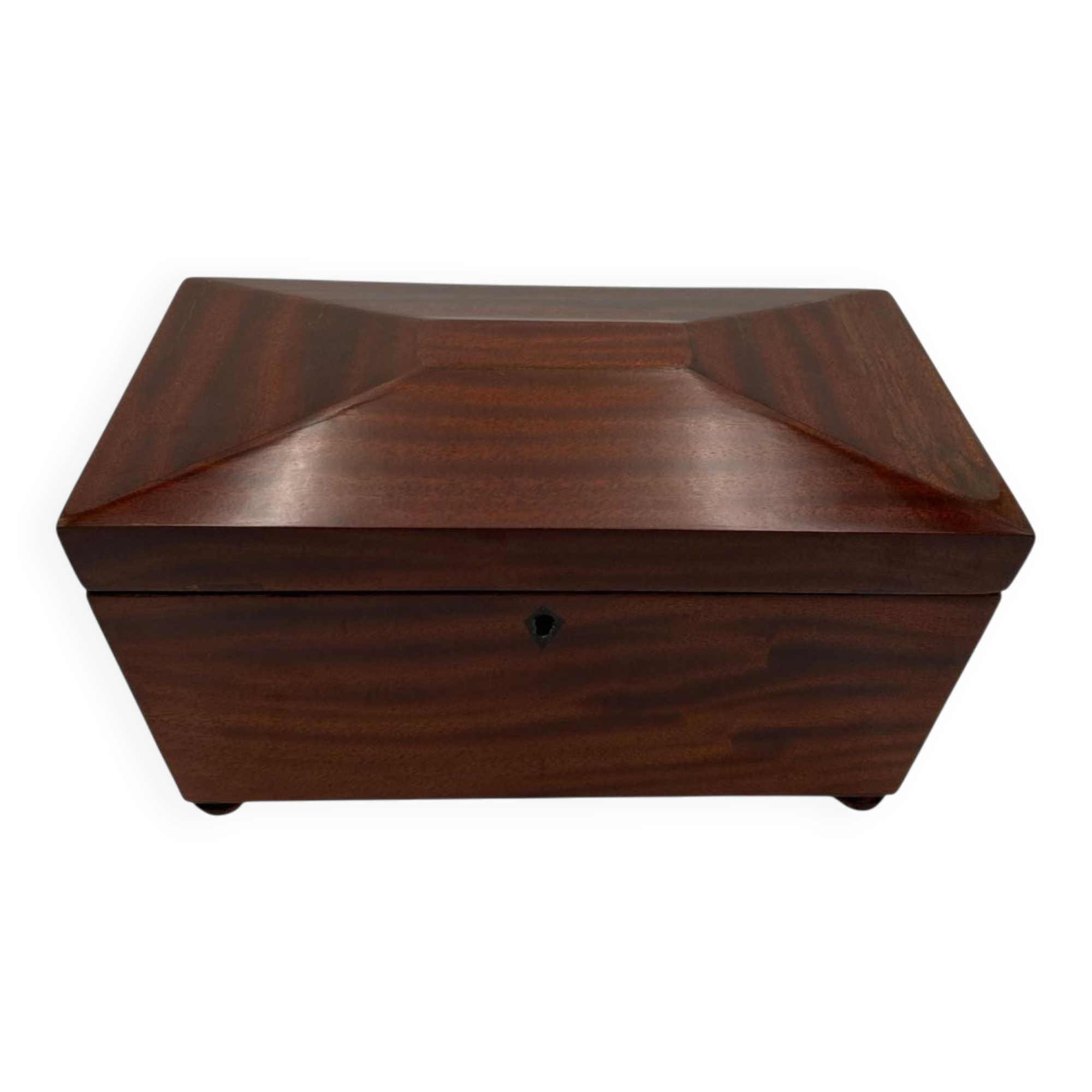 Decorative Box in Mahogany, England, 1880s