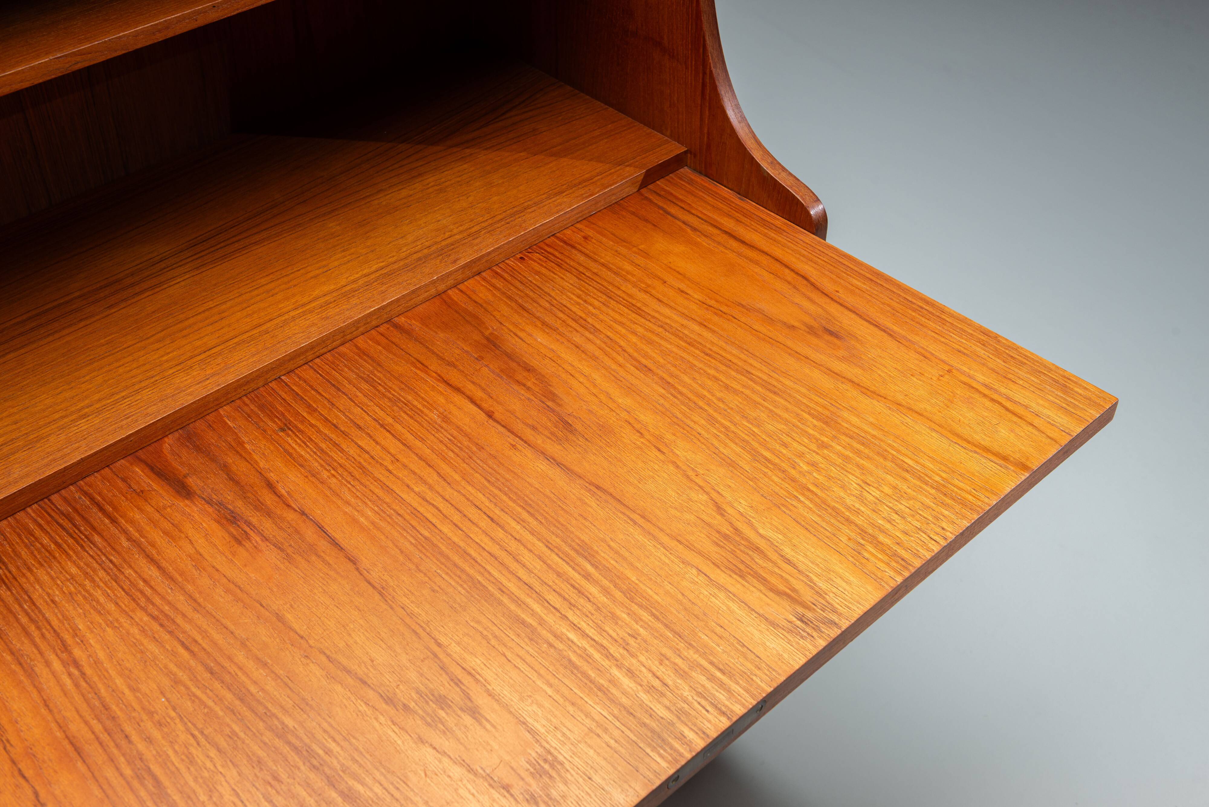 Danish mid-century secretaire by Gunnar Nielsen Tibergaard