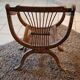 Fauteuil Dagobert curule