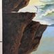 Marine painting: coast and seagulls