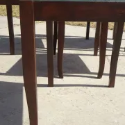 Chaises Art Déco restaurées, lot de 6