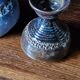 Trio of stoneware vases from the 70s signed and stamped