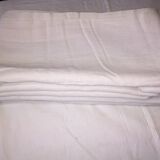 Old cotton linen tablecloth