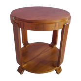 Table basse ronde d'époque art déco