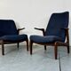 Mid-Century Modernist Danish Teak Lounge Chairs, 1960s, Set of 2