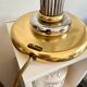 Le Dauphin lamp in silver and gold metal