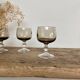 6 smoked liqueur glasses