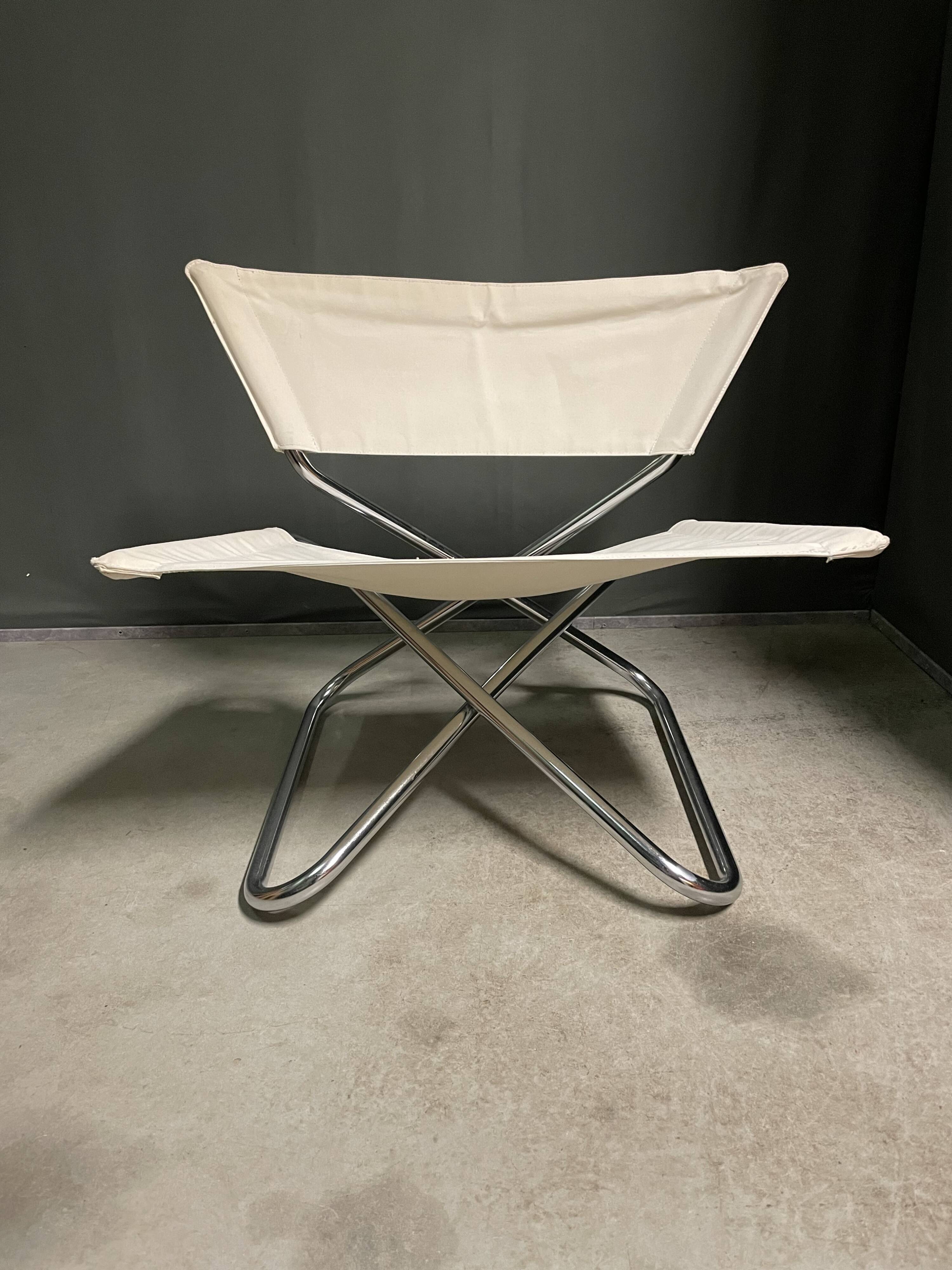 Erik Magnussen Z Down Folding Chairs by Torben Orskov 1960's