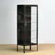 Polished iron medicine cabinet, 1920s