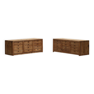 Set of 2 sideboards by Ate van Apeldoorn for Houtwerk Hattem