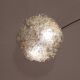 Plafonnier fleur de Murano par seguso pour venini, italie, années 1960