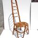 Two Dirk Van Sliedregt rattan chairs,1950s