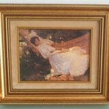 Reproduction sur toile - The Arbour par Sir Alfred Munnings