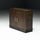 Modernist Art Deco oak cabinet, France, 1940s