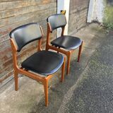 Set of 2 Scandinavian chairs Model 49 by Erik Buch for O.D. Mobler, D