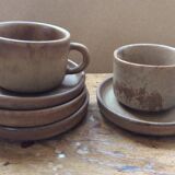Cups in stoneware vintage