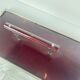 Vintage wooden and glass appetizer tray, 1960s/70s