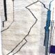 Moroccan Berber carpet Beni Ouarain with colorful patterns 2.32x1,66m