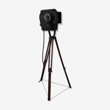 Theatre projector and wooden tripod