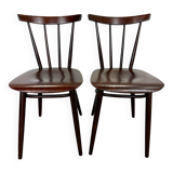 Czechoslovakian style bistro chairs from the 60s