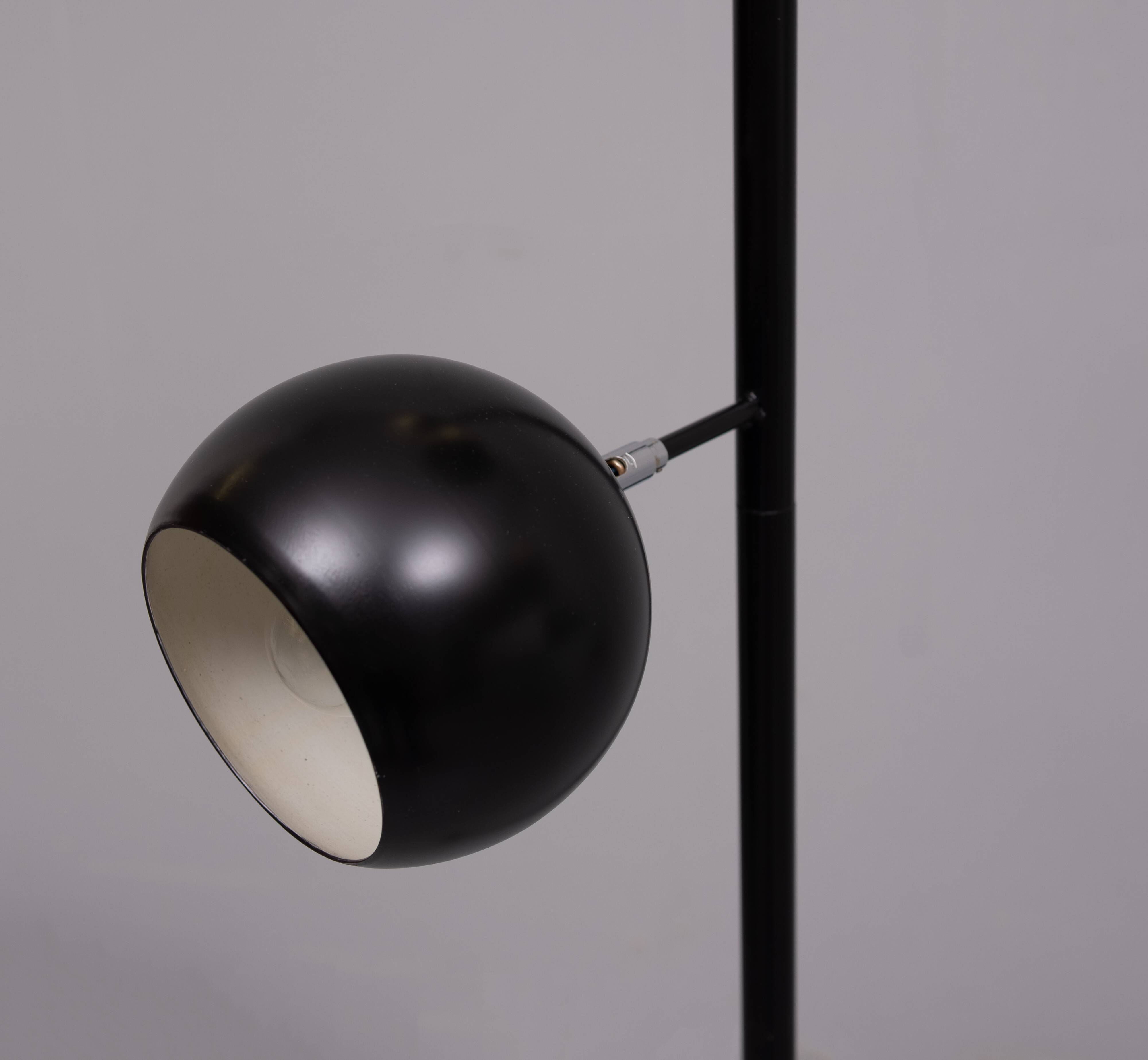 Lampadaire à pince Hala Zeist Herman Busquet pour Hala Zeist Holland 1960