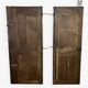 Pair of antique wardrobe doors and crosspiece