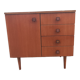 Meuble commode bois teck scandinave vintage