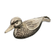 1 décapsuleur forme canard en métal argenté