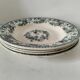 4 assiettes creuses Gien Bouquets de Roses terre de fer bleu de prusse