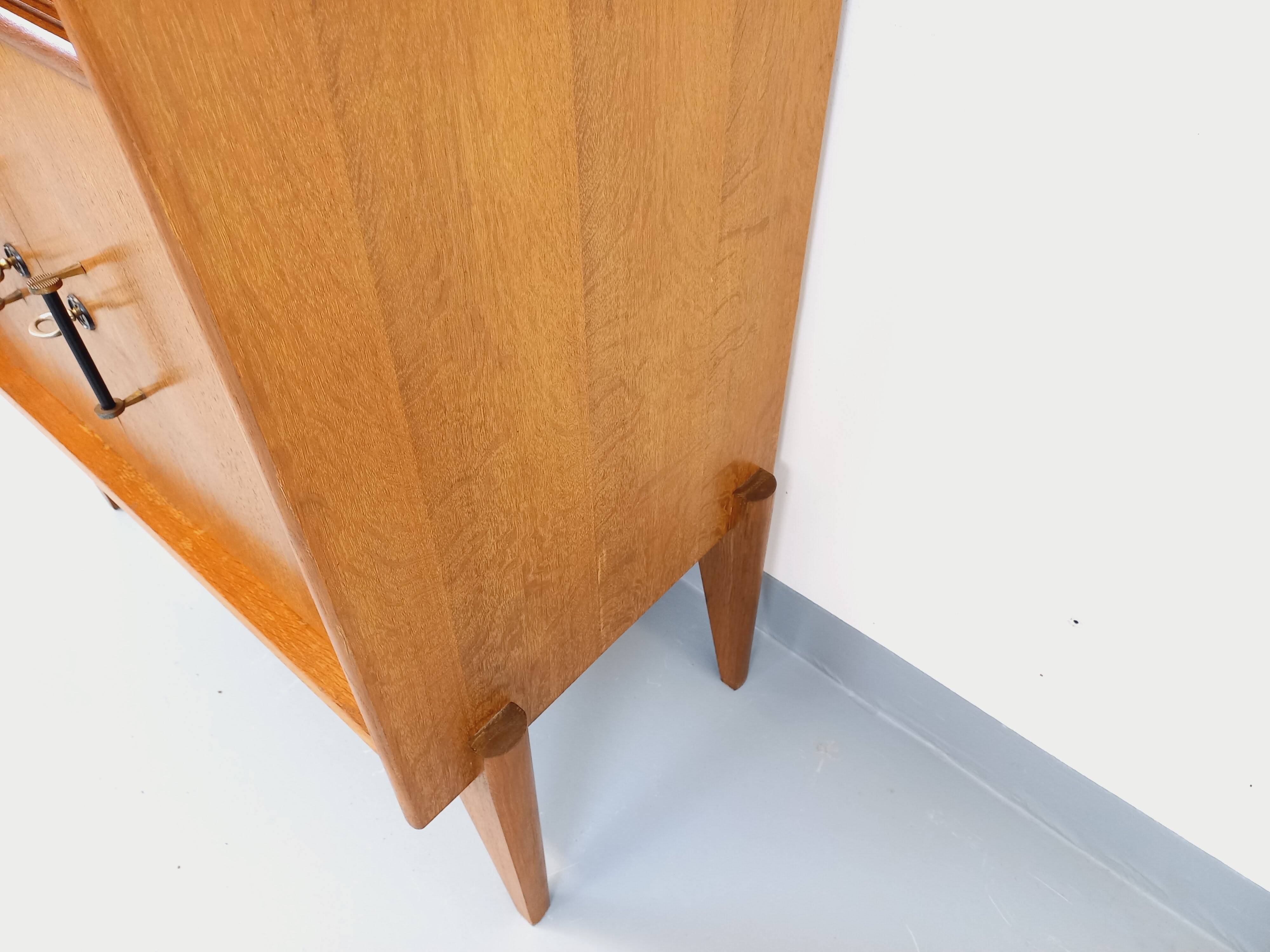 Vintage storage bookshelf René Gabriel Scandinavian style