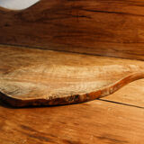 Rough wood cutting board