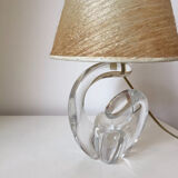 Schneider Crystal Lamp Base 1960 Vintage