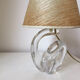 Schneider Crystal Lamp Base 1960 Vintage