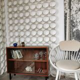 Narrow glass shelf from the 1960s